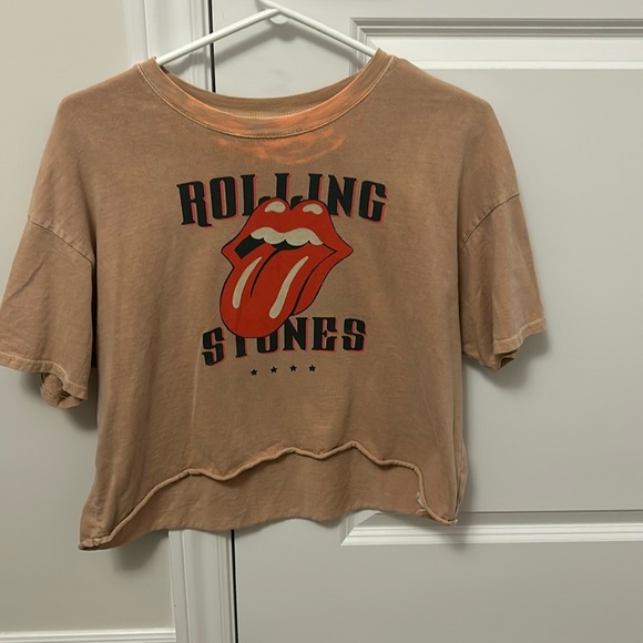 American Eagle-Rolling Stones graphic cropped top - Picture 1 of 1